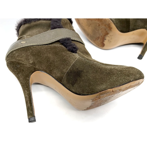 Joan & David booties Boot Forest Green Size 6.5 M 3.5“ - Picture 13 of 14